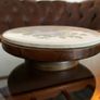 Vintage 70s Vermont Woodbury Shelburne Wood Trivet Lazy Susan Image 7