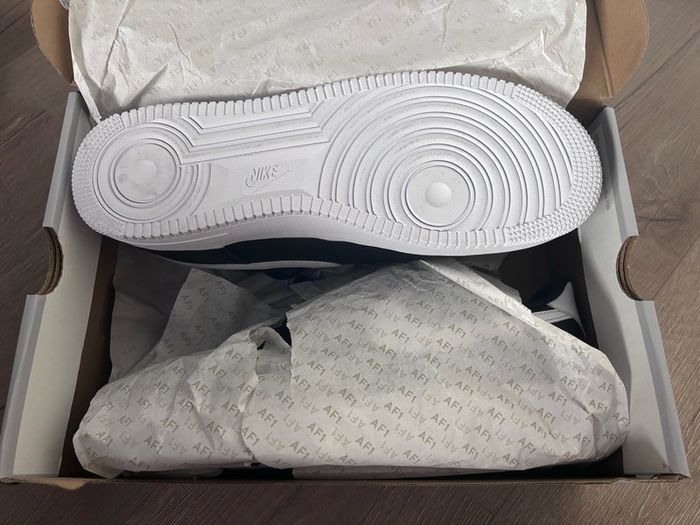 Nike Air Force 1 Black and White UK 11.5 Brand New and Unworn