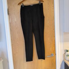 Gallery Black Faux Suede Jeggins.  S. 12    New- No Tag.