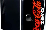 Coke Zero 4L 6 Can Portable Cooler/Warmer,Compact Personal Travel Mini Fridge for Snacks Lunch Drinks,Includes 12V and AC Cords,Desk Accessory for Home Office Dorm (FREE POSTAGE)