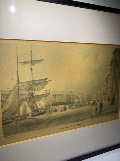 Set of 3 Vintage Old Belfast Prints - Pottinger's Entry, High Street, Old Theatre