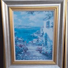 Pair of Framed Mediterranean Prints by Jovet Roy Edwards Dreams 1 & 2