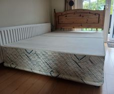 bed base and headboard