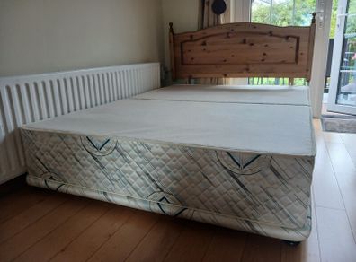 bed base and headboard