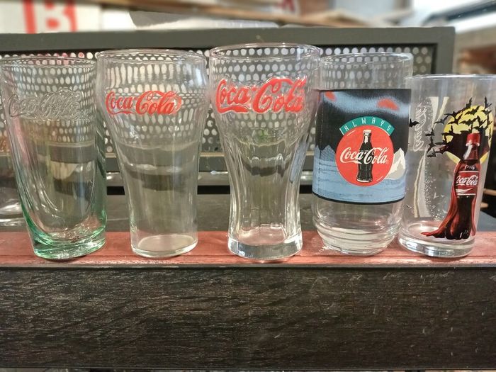 coke  glasses  collection