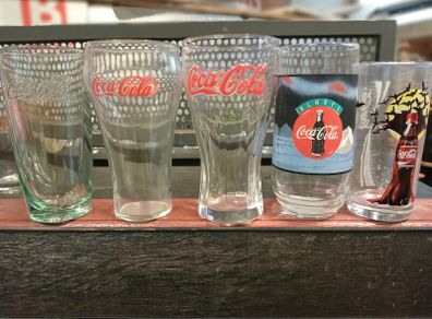 coke  glasses  collection