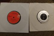 Chris de Burgh - two 7" singles - Lady in Red &amp; Missing You - price for both
