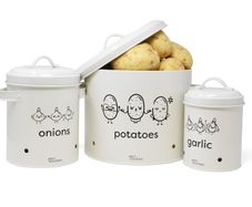 Brand New Kitchen potato storage box set of 3