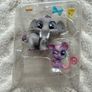 Littlest Pet Shop Fletcher von Trunk elephant #3816 & Teensie Fromage #3817 new Damaged Box Please look at the pictures Image 2