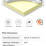 Mattress Comfy Dream King Size Image 3