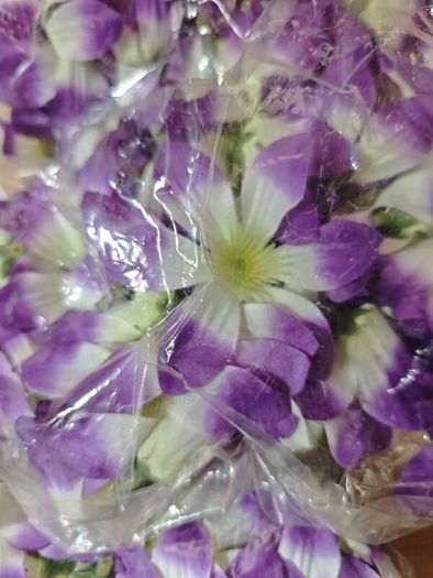 purple faux flowers bundle wholesale