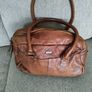 Spikes and Sparrow large brown genuine leather handbag in very good condition with zipped closure and internal pockets and a zipped external pocket see last five photos for exact measurements FREE STANDARD POSTAGE INCLUDED Image 2