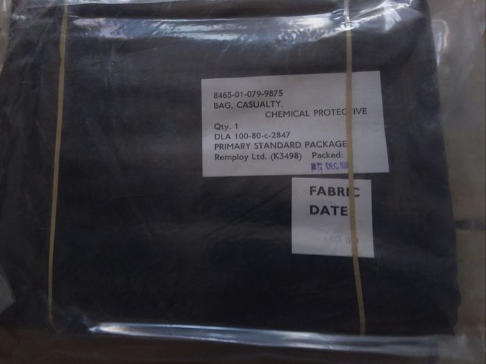 American Army Body  " Cadaver  " Casualty Bag - 1980s