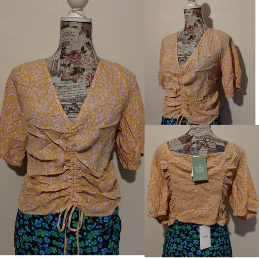 Beautiful H&m Top, New With Tags