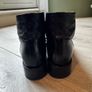 Chanel black leather boots Image 4