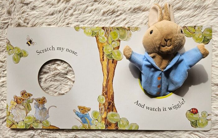 Peter Rabbit Let's Cuddle Big Puppet Play Book