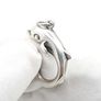 Vintage Silver Dolphin Charm Pendant Image 7