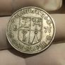 1971 Mauritius One Rupee -Low mintage Image 3