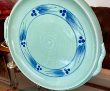 Stunning Discontinued Stoneware Jackson Kilkenny Fruit Serving Plate or Platter