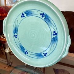Stunning Discontinued Stoneware Jackson Kilkenny Fruit Serving Plate or Platter