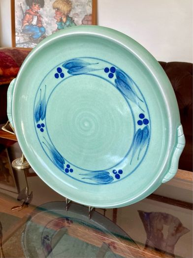 Stunning Discontinued Stoneware Jackson Kilkenny Fruit Serving Plate or Platter