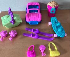 Polly Pocket, Littlest Pet Shop & Small Dolls Accessories Bundle