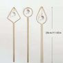 3pcs Prism Planting Stakes Flower Pot Decoration Image 3