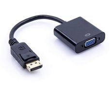 DP to VGA Adapter, Gold-Plated DisplayPort to VGA Converter Male to Female 1080P HDTV