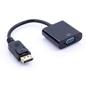 DP to VGA Adapter, Gold-Plated DisplayPort to VGA Converter Male to Female 1080P HDTV