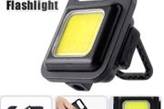 Mini LED Flashlight Work Light Portable Pocket Flashlight Keychains USB Rechargeable For Outdoor Camping Small Light Corkscrew