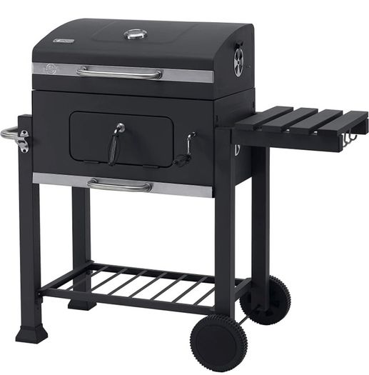 Grillwagen Toronto Click Charcoal Barbecue, Anthracite/Stainless Steel (FREE POSTAGE)