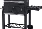 Grillwagen Toronto Click Charcoal Barbecue, Anthracite/Stainless Steel (FREE POSTAGE)