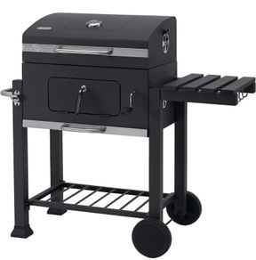 Grillwagen Toronto Click Charcoal Barbecue, Anthracite/Stainless Steel (FREE POSTAGE)