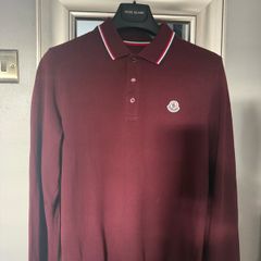 MONCLER genuine men's long sleeve polo top