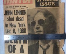 John Lennon - Original front page