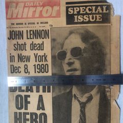 John Lennon - Original front page