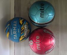 Nearly New Basketball& Football balls