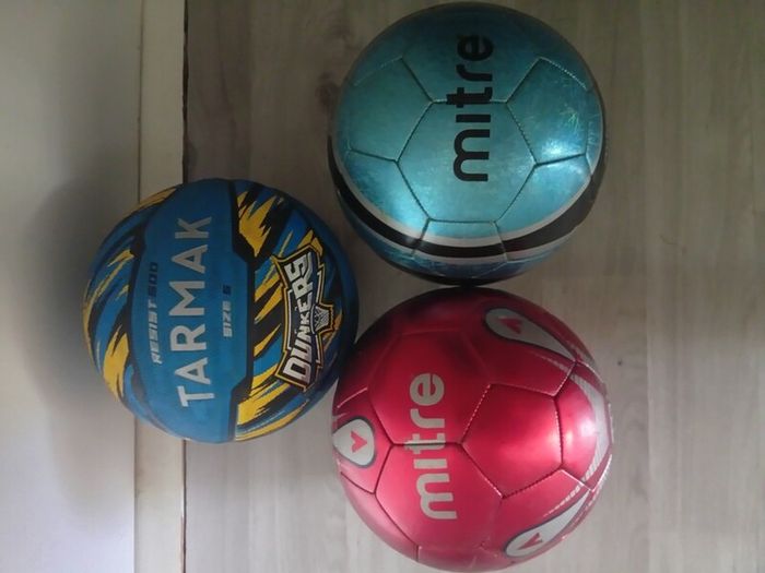 Like New Quality Basketball& Football Balls