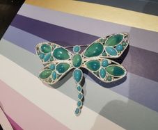 Dragonfly stones Brooch