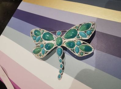 Dragonfly stones Brooch