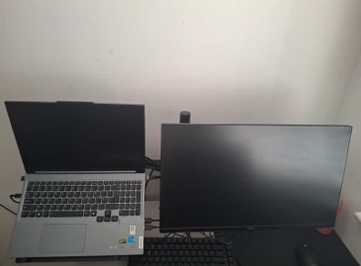 Monitor Holder with Laptop Mount