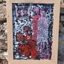PANIC  Original Acrylic Painting Image 6