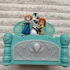 Disney Frozen Do You Want To Build A Snowman Jewelry Music Box Olaf Anna Elsa Used Please see photos