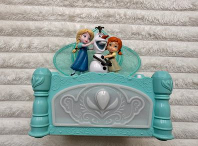 Disney Frozen Do You Want To Build A Snowman Jewelry Music Box Olaf Anna Elsa Used Please see photos