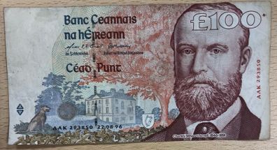 Charles Stewart Parnell 100 Pounds Banknote
