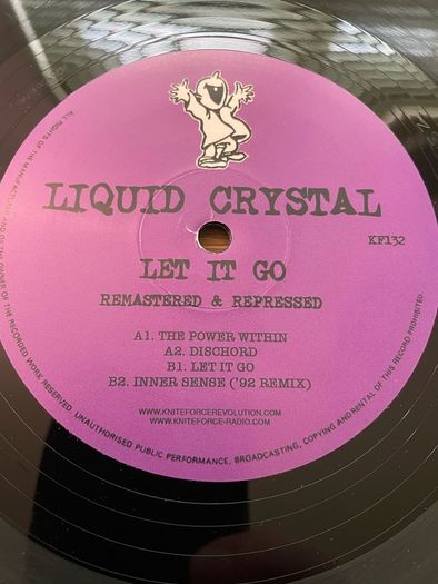 Liquid Crystal - Let It Go (Remastered & Repressed) - 12" Vinyl E.P. - 2021 Kniteforce Records