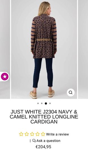 Just White Cardigan  Size 12-14
