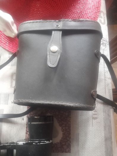 Old Pair of Eikow Air Port 12x50 Field Binoculars with Case,