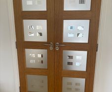 Solid Oak Double Doors