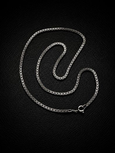 Vintage 925 Sterling Silver Box Chain